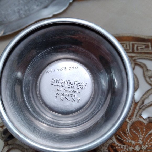 Vintage tray with sugar and milk holders - Picture 3 of 6